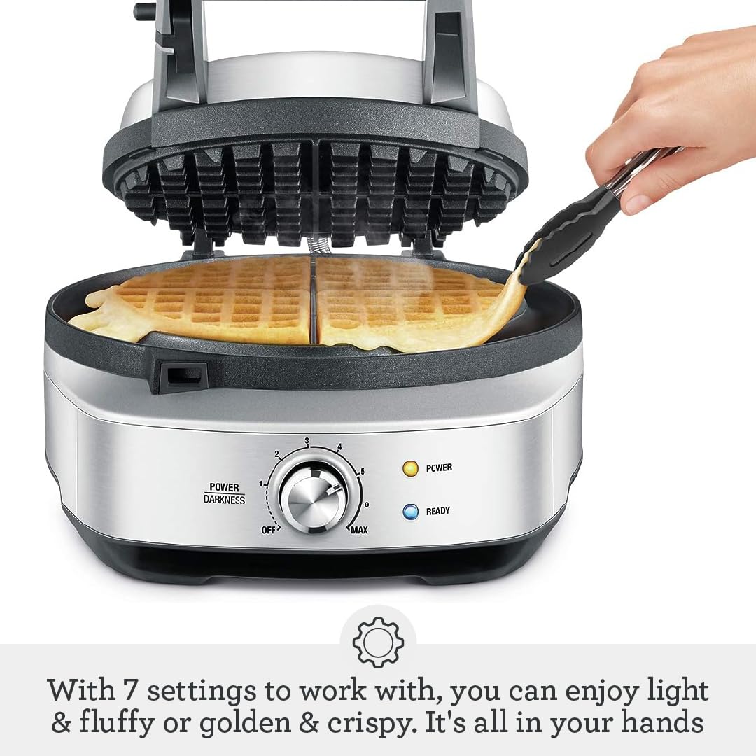Breville BWM520XL Waffle Iron, 2.3, Silver Breville