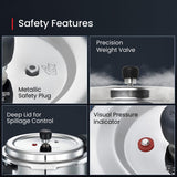 Prestige PRASV3 Pressure Cooker, Stainless steel, 3 Liter, Silver Prestige