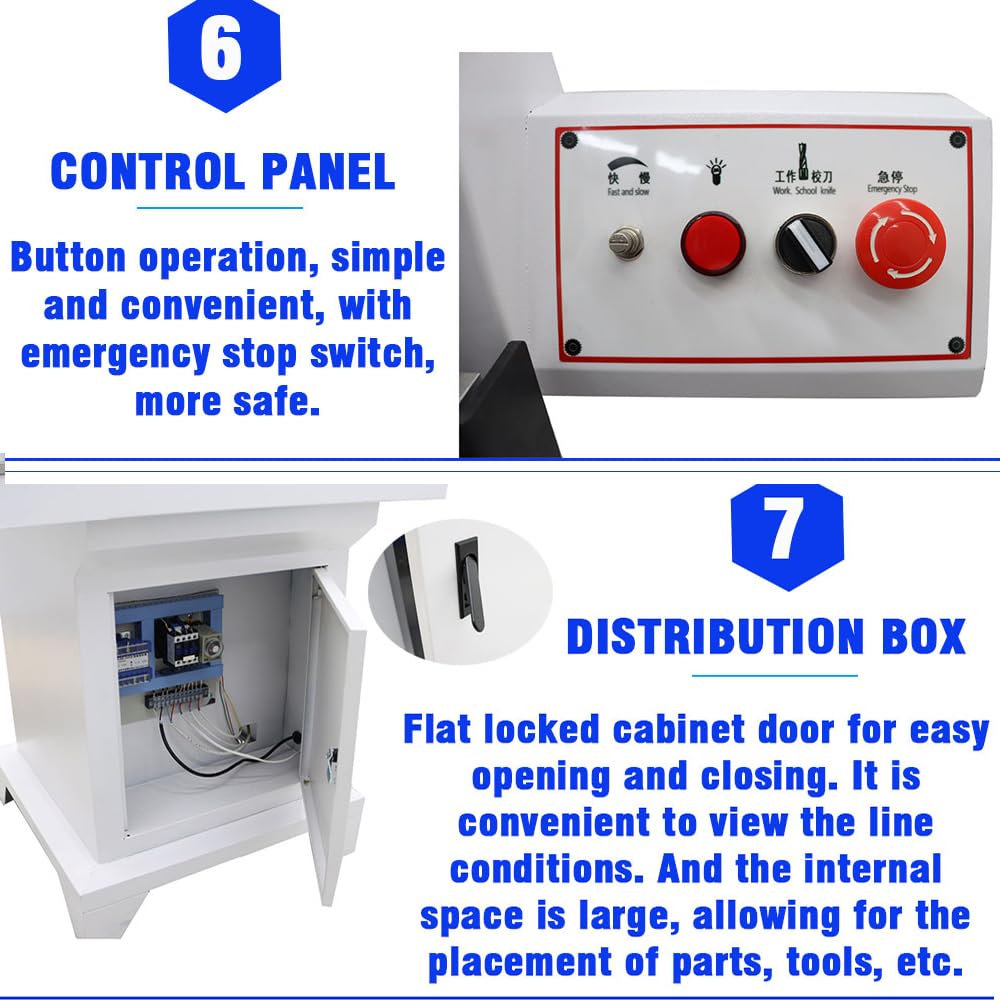 INTBUYING Pneumatic Hinge Boring Insertion Machine Hinge Boring Drill Press Machine Woodworking Hinge Drilling Machine - WoodArtSupply