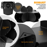 Pergola Bracket, 4-Way Pergola Right Angle Bracket, Raised Wood Bracket for 6"x6" (Inner Dimensions: 5.5"x5.5") Wooden Beam, Pergola, Garden, Gazebo,... TPHUC