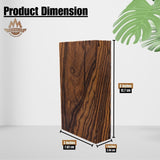 IECAP LLC Desert Ironwood Blank 1 Pack – Exotic Wood Block for Woodworking, Wood Carving, Turning Blanks, and DIY Crafts - Natural Hardwood Lumber – Handle Scales, Woodturning Blanks 5 x 3 x 1 Inches IECAP LLC