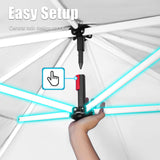 HOTEEL 10x20 Pop Up Canopy with 6 Sidewalls, One-Push Setup Canopy Tent with 8 Windbreak Poles, 10x20 Waterproof Outdoor Canopies for Parties Market Weddings Camping Patios (White) Hoteel