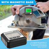 Digital Level Angle Gauge, Converts Between Degrees, Digital Angle Finder Backlit LCD Digital Magnetic Protractor Inclinometer Level Box, Angle Finder Tool Protractor HKZTUY