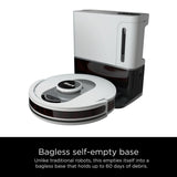 Shark AI Ultra Voice Control Robot Vacuum with Matrix Clean Navigation, Home Mapping, 60-Day Capacity, XL Self-Empty Base for Homes with Pets, Carpet & Hard Floors Shark