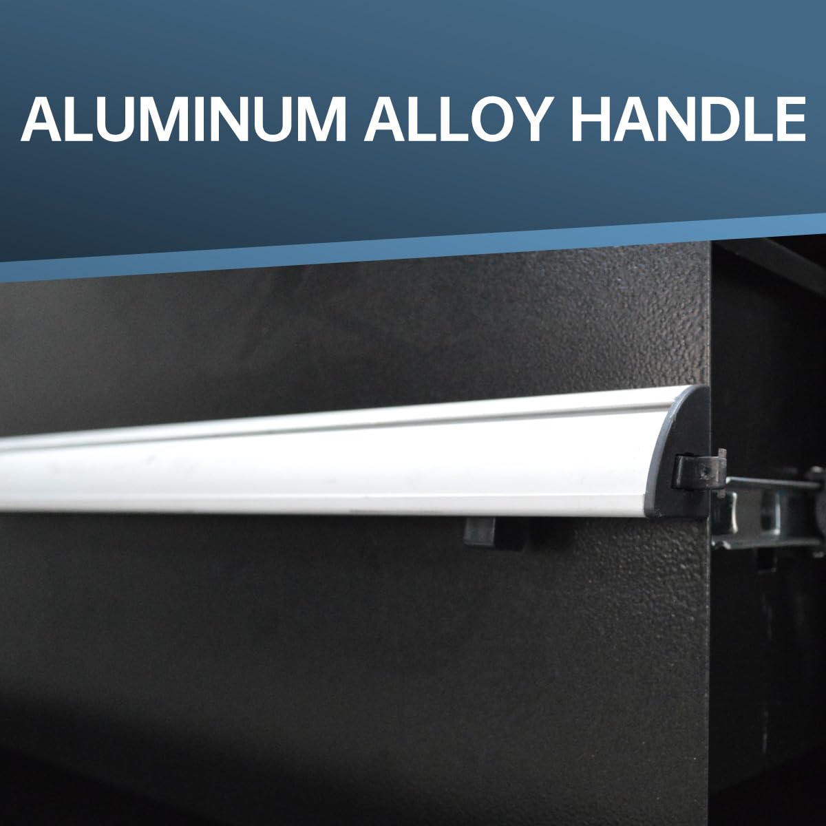 JZD Metal Tool Storage Cart on Wheels, 4 Lockable Drawers, Tool Cabinet Organizer for Garage Workshop, Black & Grey JZD