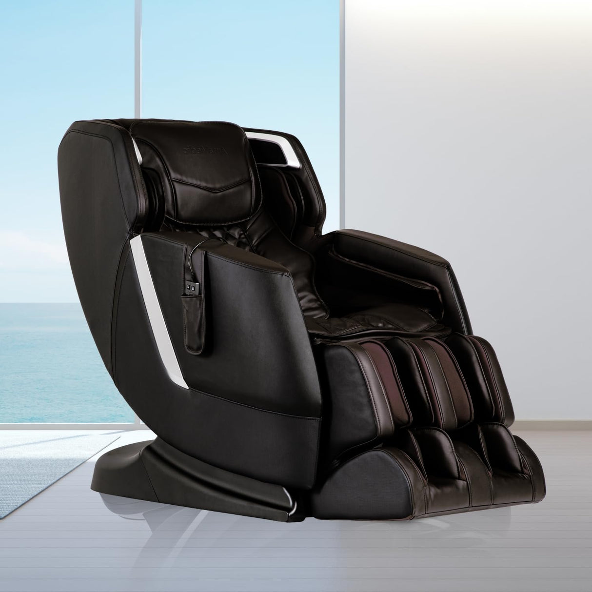 Osaki AmaMedic Juno II 3D | 3D+ Sonic Massage | Zero Gravity | Full Body Airbag Massage Chair | Seat Vibration | Lumbar Heating | Automatic Body SCAN | Brown Osaki