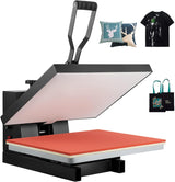 VEVOR Heat Press 16x24, 1700W Power Heat Press Machine, Fast Heating, High Pressure Heat Press Machine for T-Shirt, Digital Industrial Sublimation Printer for Heat Transfer Vinyl, Easy to Use, Black VEVOR