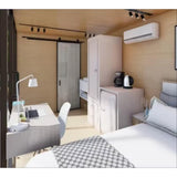 20ft 30ft 40ft Expandable Prefab Tiny House Foldable Shipping Container for Restaurant Office Home Carport Use WoodArtSupply