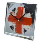 POVOKICI US Stock 20 Pack 7.8" x 7.8" Sublimation Blank Clock Glass Photo Frame with Mirror Edge POVOKICI