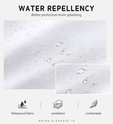 4 Packs Chef Apron, Waterproof Apron, Adjustable Apron with 2 Pockets for Men Women, Professional Apron for Kitchen Cooking Gardening Painting Baking Restaurant (White) loteaf