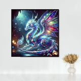 Lophomie Diamond Art Kits for Adults, 5D DIY Dragon Diamond Painting Kits for Adults Beginners, Diamond Dots Kits Gem Arts Crafts for Home Wall Decor 14x14 Inch Lophomie