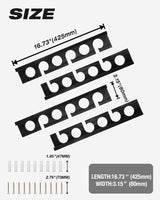 Ghosthorn Fishing Pole Rod Racks Wall or Ceiling Mounted Fishing Pole Rod Holders for Garage Storage Organizer Fishing Gear Equipment for Men Women Ghosthorn