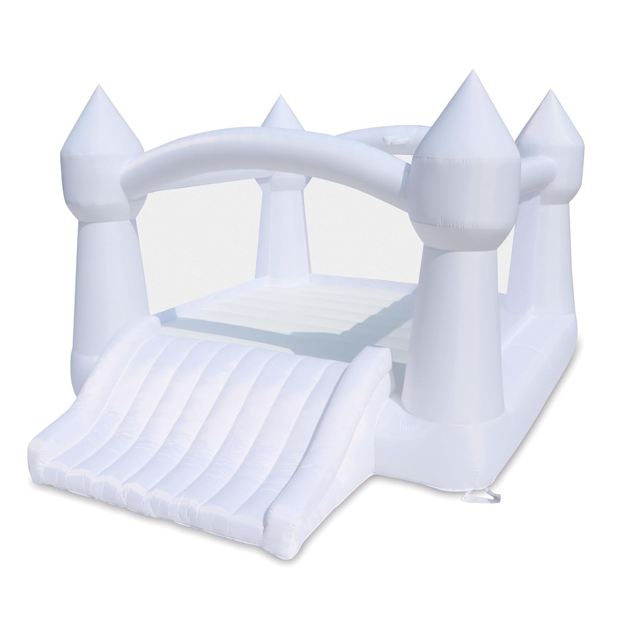 Bounceland Party Castle Daydreamer Cloud Bounce House, 16.4 ft L x 13.1 ft W x 9.3 ft H, Basketball Hoop, UL Strong Blower Included, Trendy Pastel Color, Fun Slide & Bounce Area, Castle Theme for Kids Bounceland