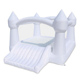 Bounceland Party Castle Daydreamer Cloud Bounce House, 16.4 ft L x 13.1 ft W x 9.3 ft H, Basketball Hoop, UL Strong Blower Included, Trendy Pastel Color, Fun Slide & Bounce Area, Castle Theme for Kids Bounceland