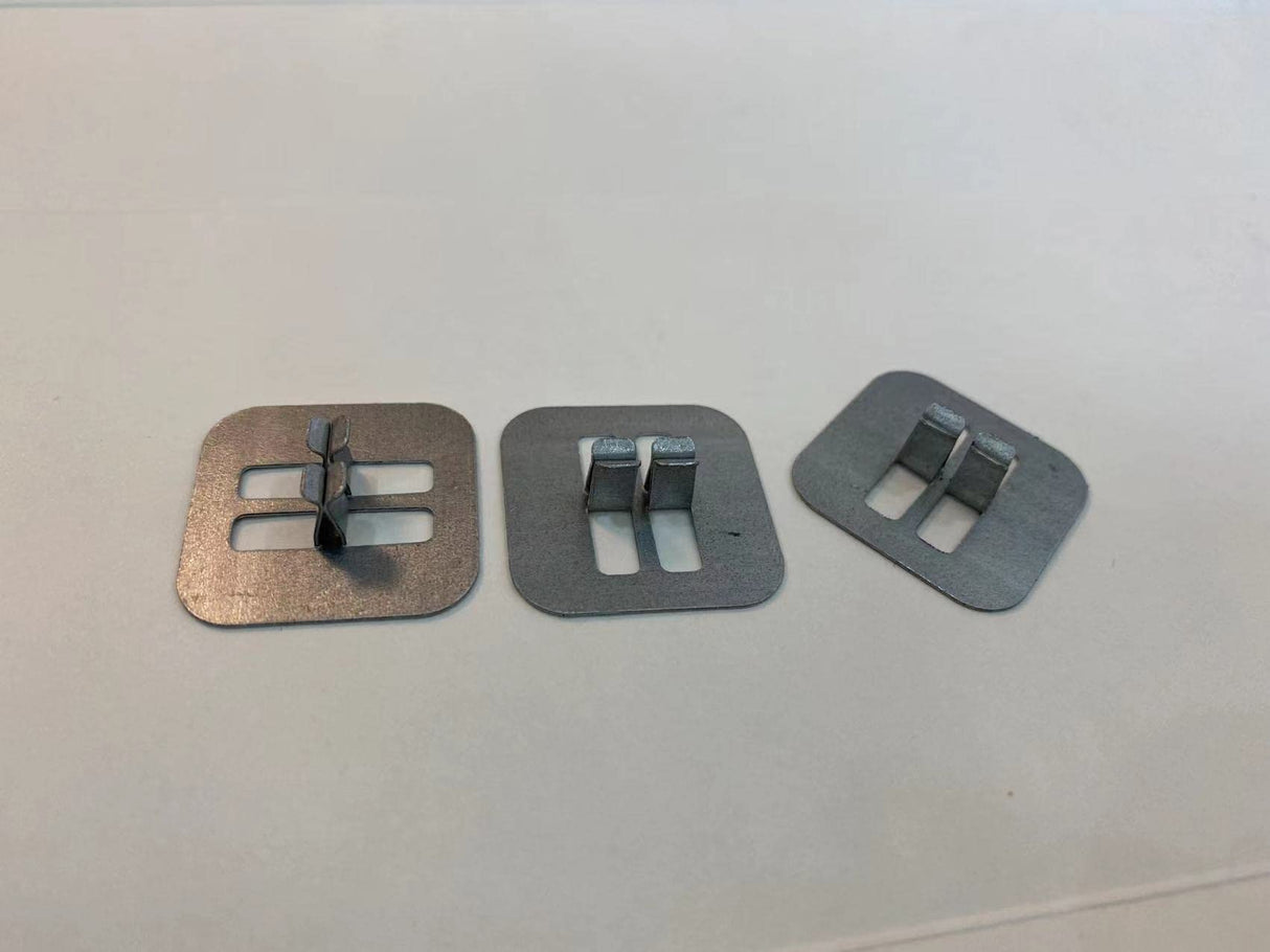 PXBBZDQ Wood Candle Wick Base Clips for Candle Making DIY | Sustainer Tabs Fit Most Wooden Wicks | Longer Burn Time & Less Wasted Wax(50pcs) PXBBZDQ