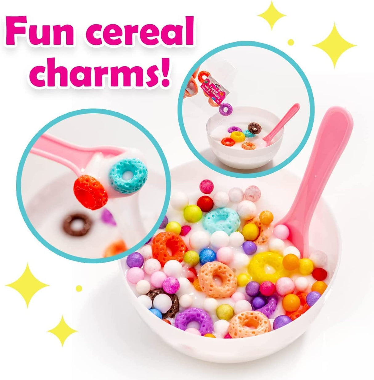 Original Stationery Milky Cereal Crunchy Slime Kit for Making Crunchy Creations, Fun Family Activity & Gift Idea for Girls - Cereal Slime Kit Girl Activity Original Stationery