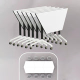 Folding Conference Table,Mobile Flip Top Meeting Table,Modern White Conference Room Table Portable,Foldable Rolling Training Table with Locking Wheels for Office,Meeting Room,Easy Assembly (1pack) MSFDC