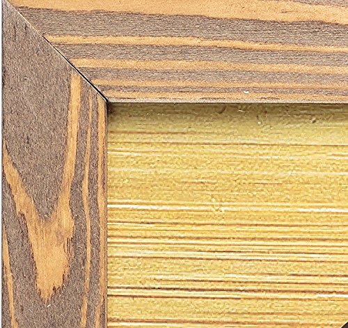 Rustic Wooden Picture Frame 9x12 Inch - 100% Natural Solid Eco Distressed Wood for Wall Mounting Photo Frame - Walnut WOOD SIDE ORBIS