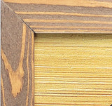 Rustic Wooden Picture Frame 9x12 Inch - 100% Natural Solid Eco Distressed Wood for Wall Mounting Photo Frame - Walnut WOOD SIDE ORBIS