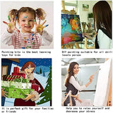 Paint by Numbers Kit for Adults Van Gogh《Fishing Boats On The Beach of Les Saintes Maries De La Mer》 Oil Painting by Numbers Kit for Home Decor Gifts WoodArtSupply