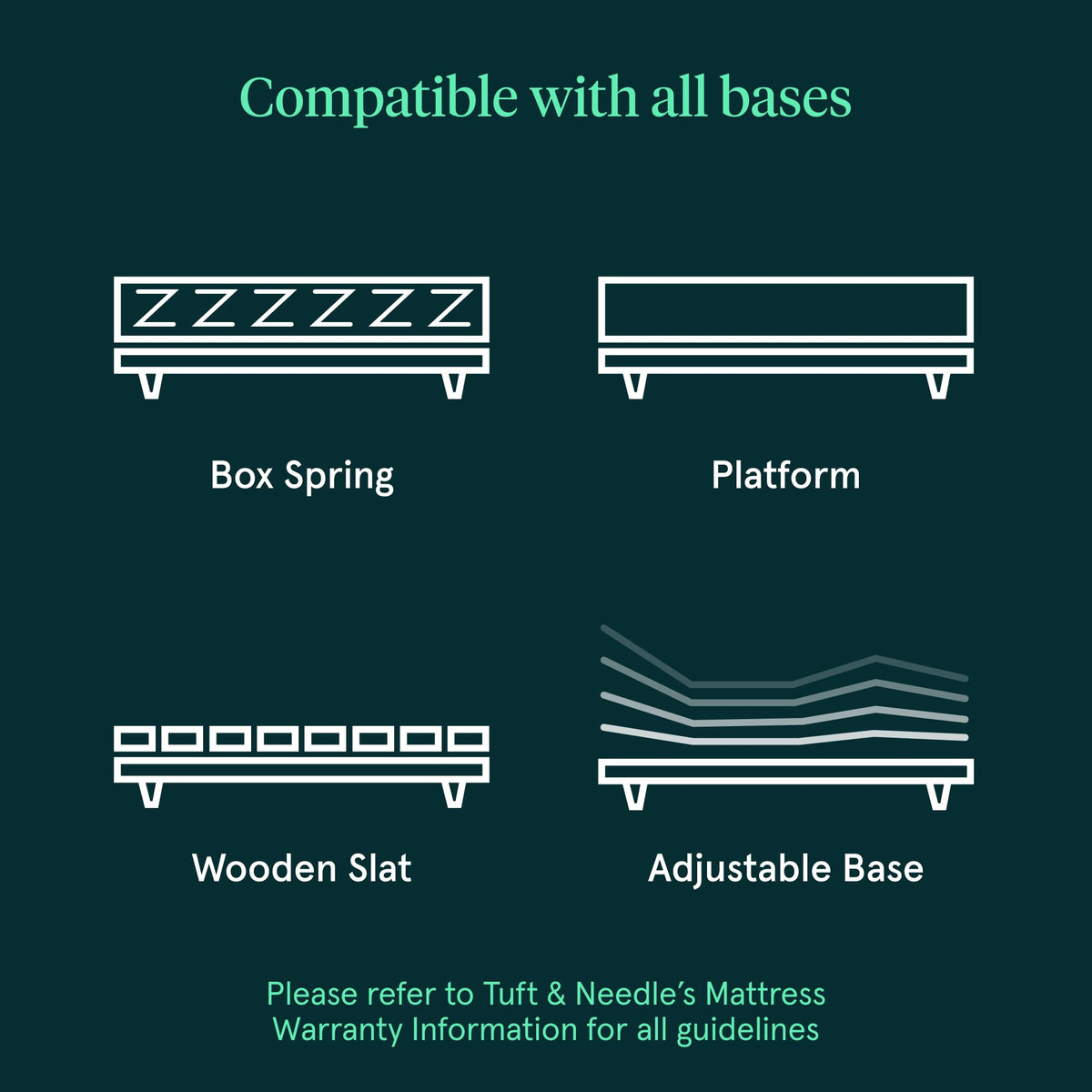 Tuft & Needle Mint Hybrid Medium Plush King Size Mattress in a Box, Cooling Adaptive Foam, Individually-Wrapped Coils, 100 Night Trial, Fiberglass Free, CertiPUR-US, 10-Year Limited Warranty Tuft & Needle