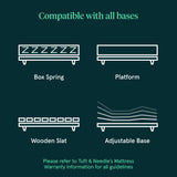 Tuft & Needle Mint Hybrid Medium Plush King Size Mattress in a Box, Cooling Adaptive Foam, Individually-Wrapped Coils, 100 Night Trial, Fiberglass Free, CertiPUR-US, 10-Year Limited Warranty Tuft & Needle