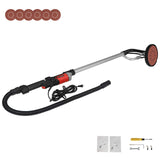 F2C Electric Drywall Sander 800w Adjustable Variable 6 Speed Disc Sander w/ 6 Sand Pads, 1000-2000RPM F2C