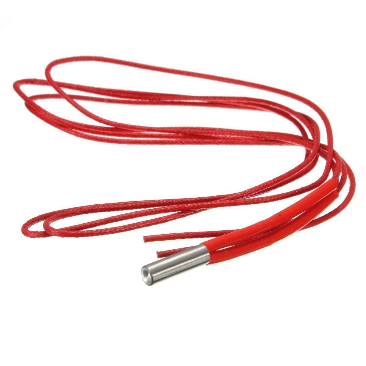 12V 40W 1/4-in (6.35mm) Ceramic Cartridge Heater for 3D Printer MK10 Extruder/Hotend - WoodArtSupply