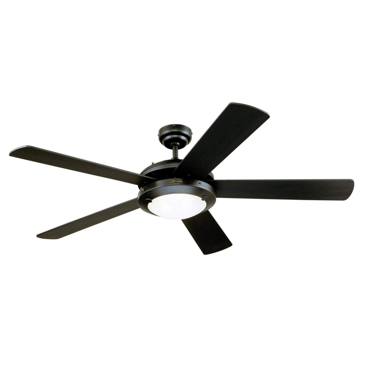 Westinghouse 7224200 Comet Indoor Ceiling Fan with Light, Matte Black Westinghouse