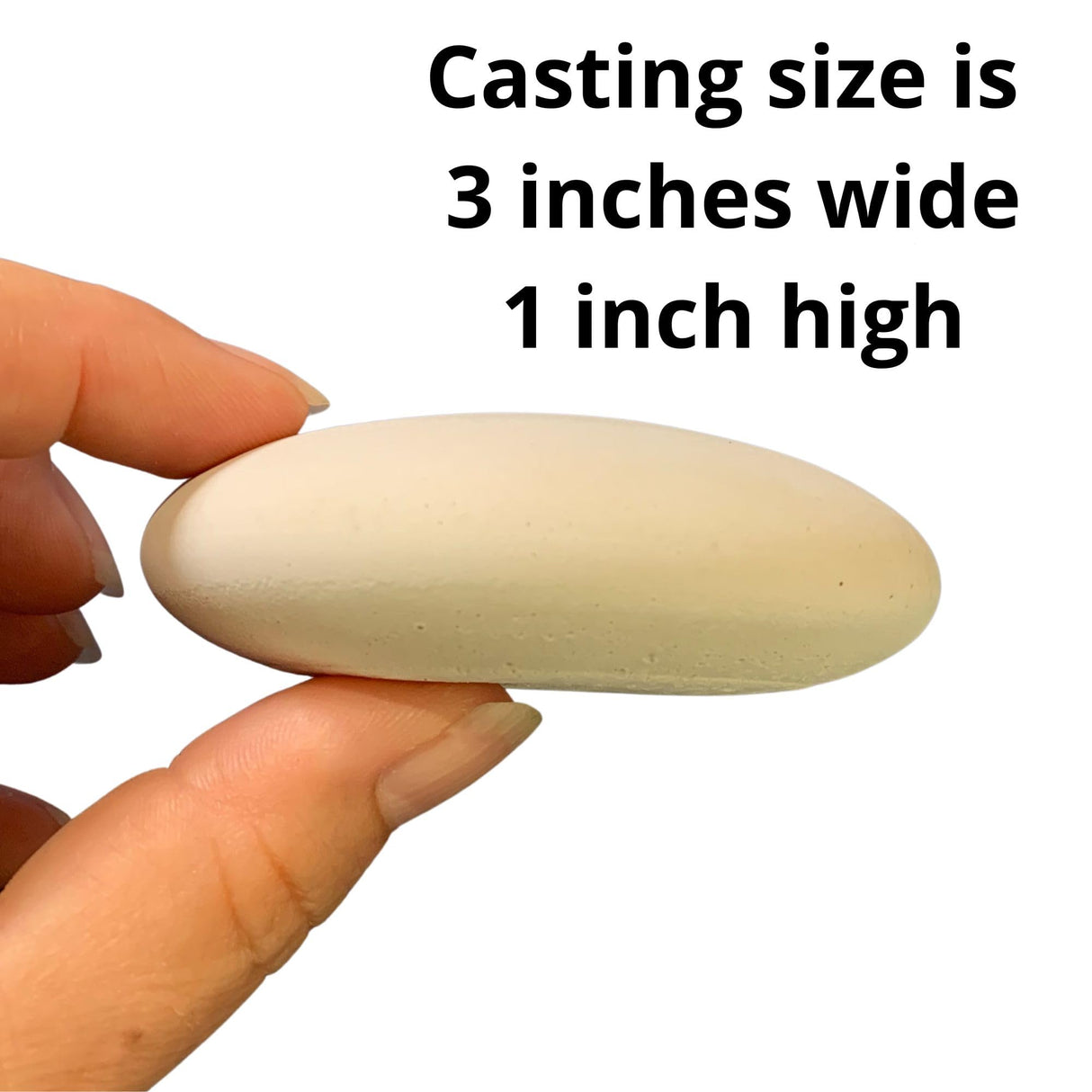 Silicone Mold for Making Stones with Dome Template - Design #3 by Happy Dotting Company - Round and Smooth for Dotting Rocks and Mandala Art DIY Crafts Painting Drawing - Gypsum and Cement Casting Happy Dotting Company