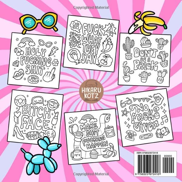 Swear Word: Bold and Easy Coloring Book for Adults Featuring Groovy & Funny Designs for Relaxation TAD Publishing LLC