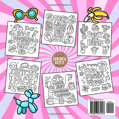 Swear Word: Bold and Easy Coloring Book for Adults Featuring Groovy & Funny Designs for Relaxation TAD Publishing LLC
