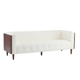 Christopher Knight Home Almab 82 Inches Sofa Couch, Cozy Couch Sofa, Boucle Upholstered 3-Seater Sofa, Wood Frame Couch, Comfy Couches for Living Room and Office, Modern Couch and Sofa, Beige Christopher Knight Home