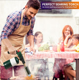 POWERFUL Grill Torch Charcoal Starter,Propane Searing Torch,Charcoal Lighter Campfire Starter,Fire Starter Torch,Sous Vide,Kitchen torch, Charcoal BBQ Grill Gun,Cooking Torch (Fuel Not Included) GASPOWOR