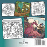 Whimsical Cozy Fantasy - Fairy Tale Moments (Volume 1): Kawaii, Cute & Comfy Coloring Book In Adventure Lands WoodArtSupply