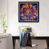 5D DIY Full Drill Constellation Diamond Art Aquarius Cross Stitch Zodiac Signs Embroidery Mosaic Kit Home Decor Wall Art Gifts Twelve 11.8x11.8 30x30 cm Better Selection