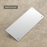 Blank Aluminum Sign - Sign Blanks - White - 9.84" Height, 3.94" Width, Aluminum - Pack of 4 (9.84 X 3.94inch, white) clothmile