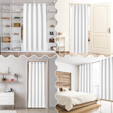 Wood Door Curtain,Barn Rural Village Farm Room Divider Curtain Cover for Privacy,Rustic Farmhouse Wooden Door Closet Door Cover Curtain for Bedroom Living Room 1 Panel,34" W X 80" L Castle Fairy