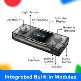Makeblock Cyberpi Project-Based Kit, Coding for Kids 8-12 Support Scratch & Python Programming, STEM Programmable Robot Supports AI & IoT Technology with Built-in WiFi Module Makeblock