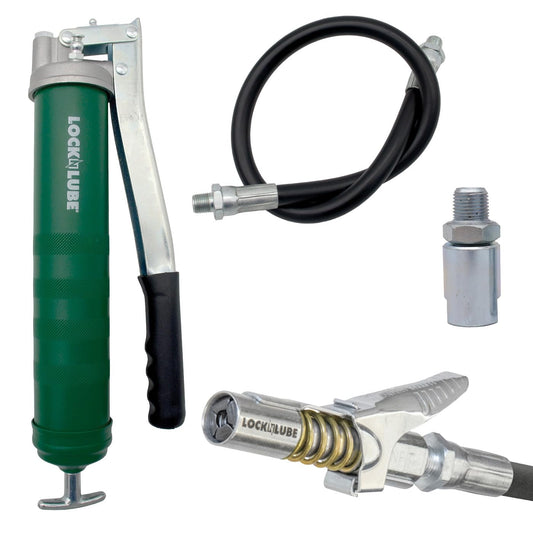 LockNLube Lever Grip Grease Gun - WoodArtSupply