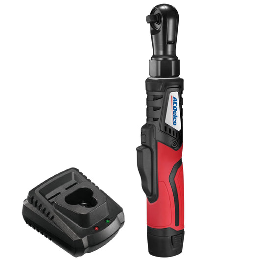 ACDelco ARW1210-4P G12 Series 12V Cordless Li-ion ½” 70 ft-lbs. Brushless Ratchet Wrench Tool Kit - WoodArtSupply