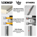 XDENGP Professional 2 PCS Tongue and Groove Router Bit Set 1/4 Inch Shank, 3 Teeth T Shape Wood Milling Cutter Woodworking Tools, Matched Oak Hardwood Floor Wainscoting Boards Joinery Router Bit XDENGP