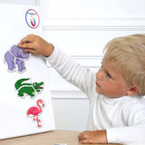MAGDUM Zoo Magnetic Puzzles for Kids Ages 3-5 - Toddler Puzzle - Travel Toys for Kids Ages 3-5 - Magnetic Travel Games Baby Puzzle Kids Puzzle Toys - Puzzle for Preschooler Magnet Puzzles Games magdum
