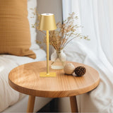 Fizrice 2 Pack Rechargeable Table Lamps Cordless Lamp - 6000mAh Battery Operated Touch Lamp Outdoor Table Lights Waterproof Wireless Portable Desk Lamp for Table Restaurant Bedroom Patio(Gold) Fizrice