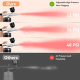 Airbrush Kit With Compressor 48PSI Rechargeable High Pressure Air Brush Set Cordless Airbrush Kit with 0.3mm Nozzle for Painting,Nail Art, Cake Decor,Makeup,Modeling (Black) crpen
