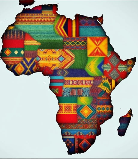 5D Diamond Art Painting African Map of Africa in Pattern Style Full Drill by Number Kits,DIY Craft Paint with Diamonds Arts Embroidery Cross Stitch Decorations 30x40cm/11.8x15.8inch Generic