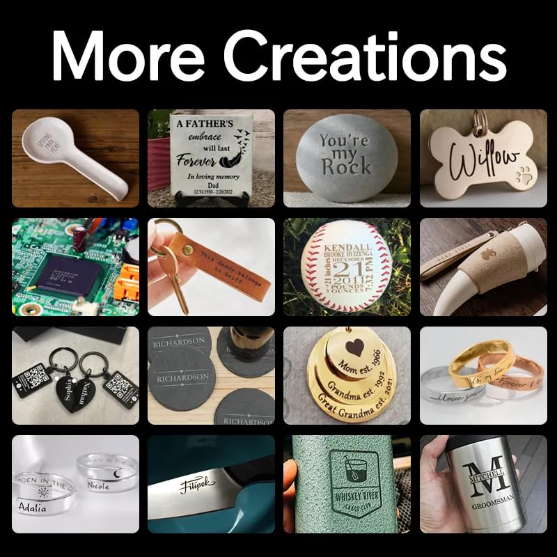 ComMarker B4 30 W Fiber Laser Engraver with 2 Rotary,LightBurn Compatible Laser Engraving Machine with 2Lens,Fiber Laser Marking Machine for Jewelry,Sliver,Gold,Tumblers ComMarker