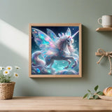 Diamond Art Kits for Adults, Unicorn Full Drill Diamond Painting Kits for Beginner and Kids, DIY Painting Art and Crafts for Home Office Bar Wall Decor, 12 x 12 Inch xinhong