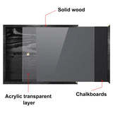 FTUREERA Hidden Gun Safes for Pistols, Concealment Shelf for Pistol Wall Storage, Wooden Gun Rack Furniture Cabinet Shelf, Secret Decor Handgun Box for Home Indoor Picture Frame FTUREERA