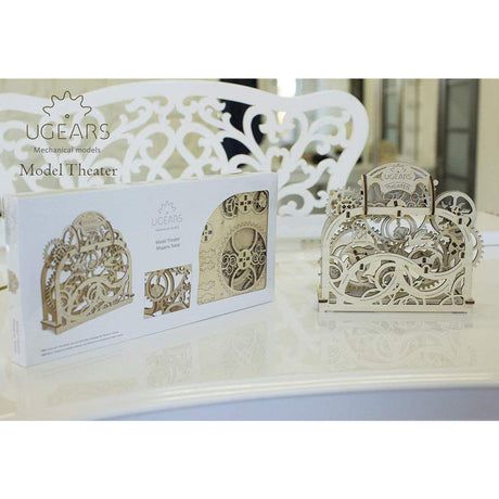 UGEARS - Theater, 3D Wood Mounting Kit Without Glue (Theatre) UGEARS